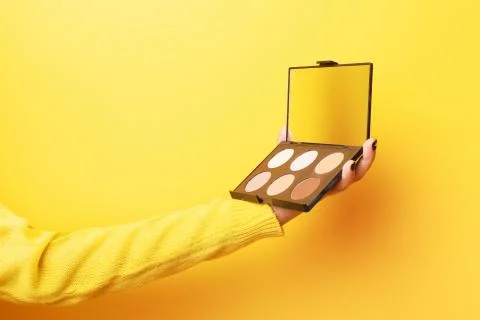 Eyeshadow or concealer Stock Photos