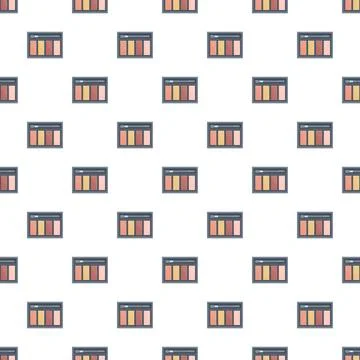 Eyeshadow palette displaying a seamless repeating pattern イラスト素材