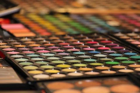 Eyeshadow small palette Foto stock