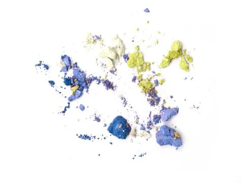 Eyeshadow on white background Stock Photos