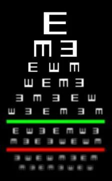 Eyesight concept - Reasonable eyesight イラスト素材