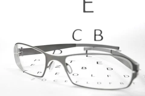 Eyesight test Stock Photos