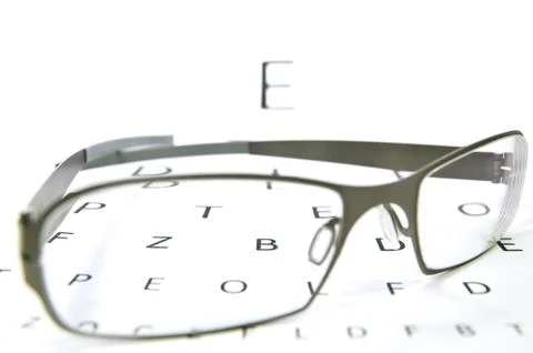 Eyesight test Stock Photos