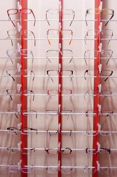 Eyewear display Stock Photos