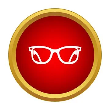 Eyewear icon presenting vision and optical care Stock Illustration