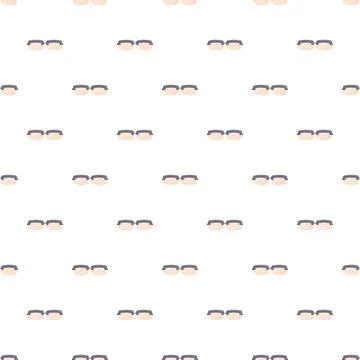 Eyewear optical glasses spectacles seamless pattern Stock Illustration