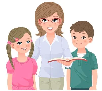 Eyewear teacher noboard Stock Illustration