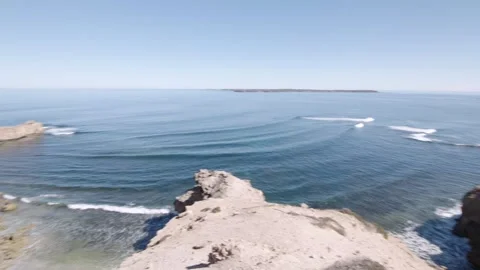 Eyre Peninsula isolated beach Stock Footage 245592651