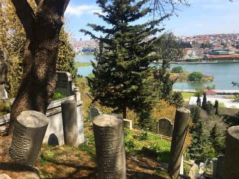 Eyüp Cemetery. Stock Photos