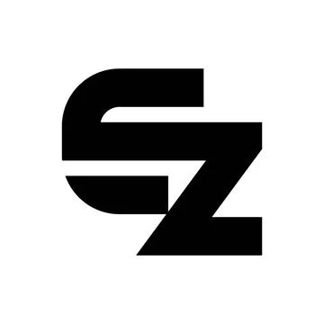 Ez initial letter vector logo Stock-Illustration