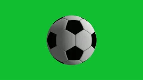 EZ Key Soccer Ball spinning Stock Footage