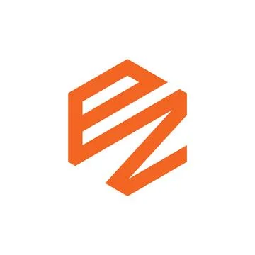 EZ Letter monogram Initial Logo Design Template Vector Illustration. EZ ele.. Stock Illustration