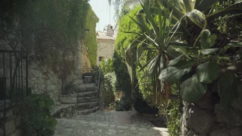 Èze in the Cote d'azur 4 - Corrected Stock Footage 130829465