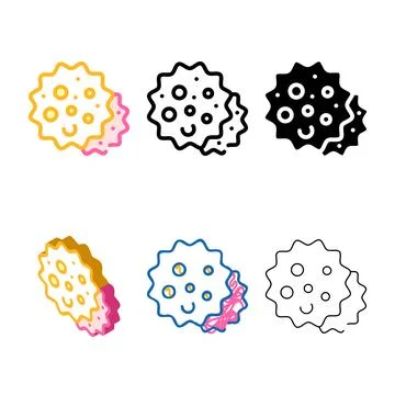 Ezekiel bread color icon vector variety symbol Stockillustratie