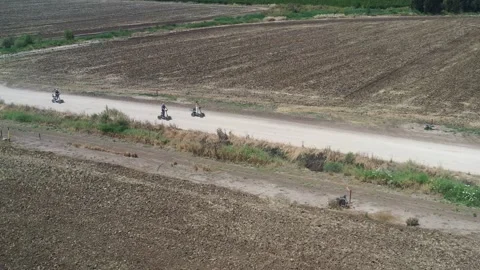 EZRAIDER in the fields - 2 Stock Footage 166054597