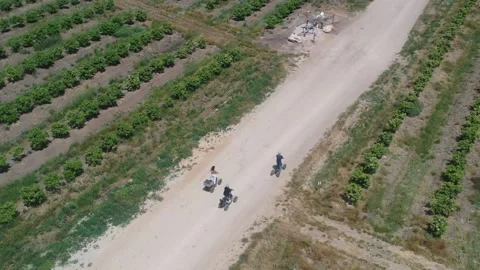 EZRAIDER in the fields Stock Footage 166053753