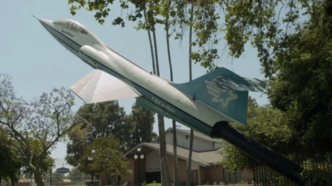 F-104 Starfighter Sculpture Stock Footage 234201977