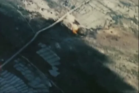 F-105s pilots dropped bombs on landscape - 1966 Stock Footage 103596274