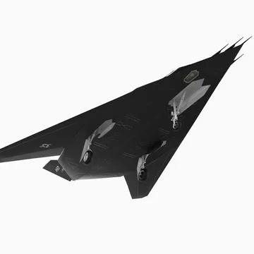 3D Model: F-117A Nighthawk Stealth Attack Aircraft #91502419