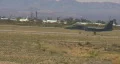 F-15 Eagle taxis up the runway HD Footage