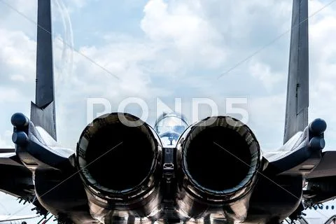 F-15 Exhaust Stock Photos