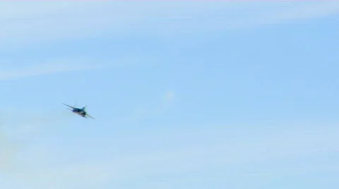 F-15 highspeed pass Stock Footage 62234