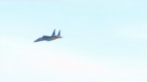 F-15 pull up Stock Footage 62237