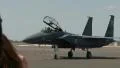 F-15 Strike Eagle Jet Fighter Plane At Airshow HD Footage