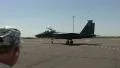 F-15 Strike Eagle Jet Fighter Plane At Airshow HD Footage