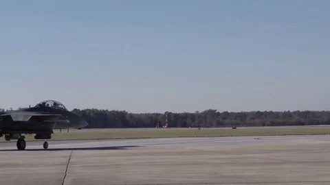 F-15E Strike Eagles Taxiing  Stock-Footage 82553867
