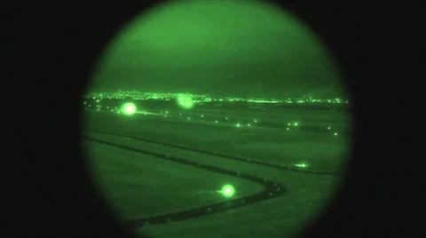 F-16 Fighter jet night operations. Stock Footage 33309185