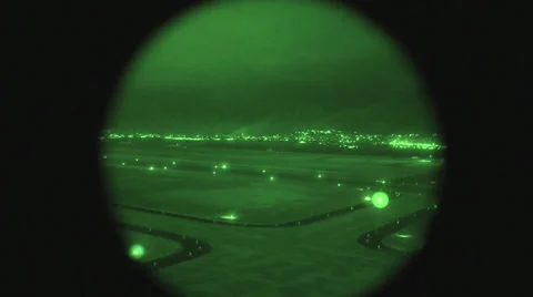 F-16 Fighter jet night take off  Stock Footage 33309190