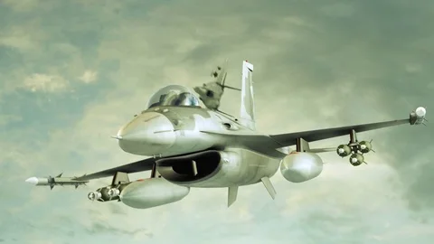 F-16 Fighting Falcon knocks down a russian MIG Видео 76381380