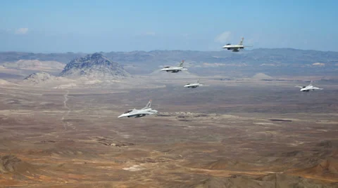 F-16 Fighting Falcons 4K Stock Video Pond5