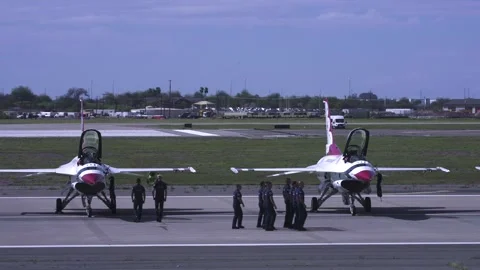 F-16 Marching Stock Footage 270442952
