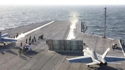 F-18 Take Off Stock Footage 296676930