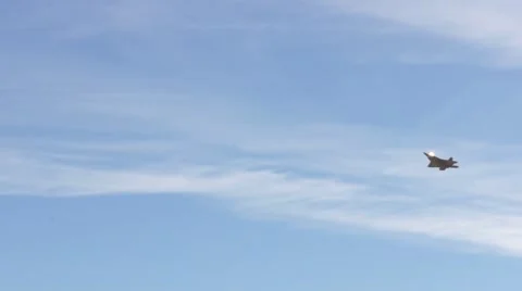 F-22 Flyby Stock Footage 44417026