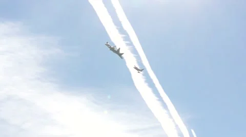 F-22 in Formation Stock Footage 44418177