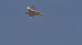 F-22 from movie Transformers does roll over turn for airshow HD Footage