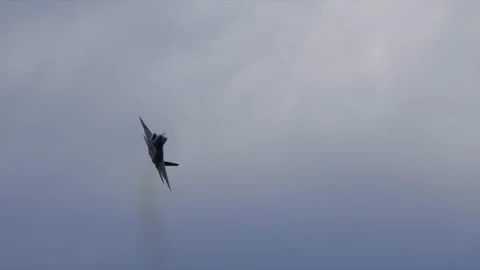 F-22 opens bomb bay Military Jet Bombing Nuclear Power 스톡 동영상 347653951