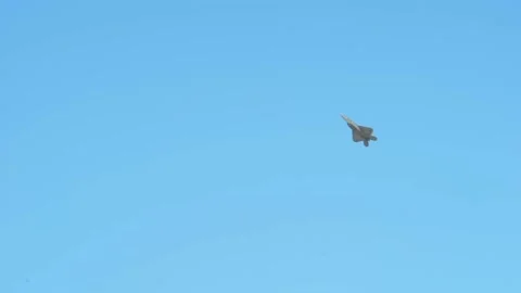 F-22 Raptor and the capabilities of this 5th generation aircraft 001 Stock Footage 162767711