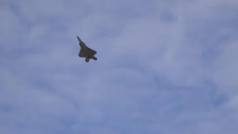 F-22 Raptor and the capabilities of this 5th generation aircraft 011 Video stock 162768762