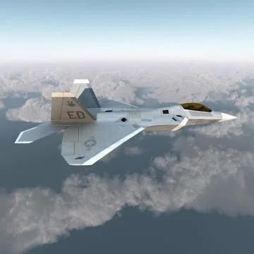 F-22 Raptor V2 ~ 3D Model ~ Download #91500048 | Pond5