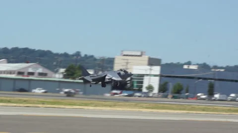 F-35 Harrier Takeoff Stock Footage 44308510