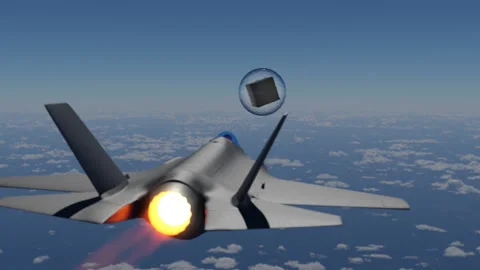 F-35 Pursuit of UAP Stock Footage 172119477
