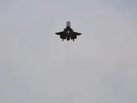 F-35B Lightning II fighter jet operations Stock Footage 77101911