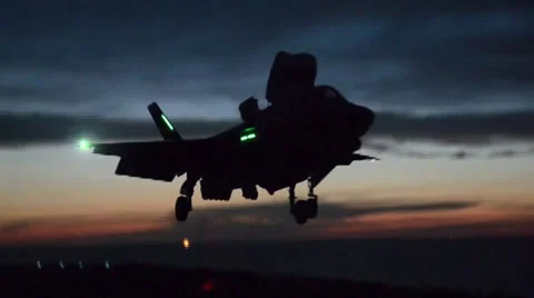 F-35B Lightning II jet Developmental Testing phase II 動画素材 33005117