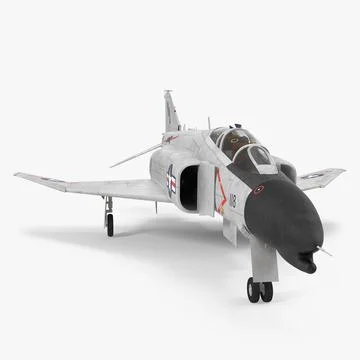 F-4 Phantom II US Navy 2 3D Model