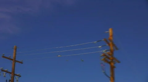 F-4 Phantom low fly by behind telephone wires and barrel roll 스톡 동영상 341558