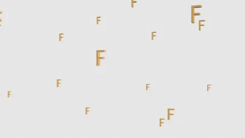 F Alphabet Animation. Stock Footage 316017498
